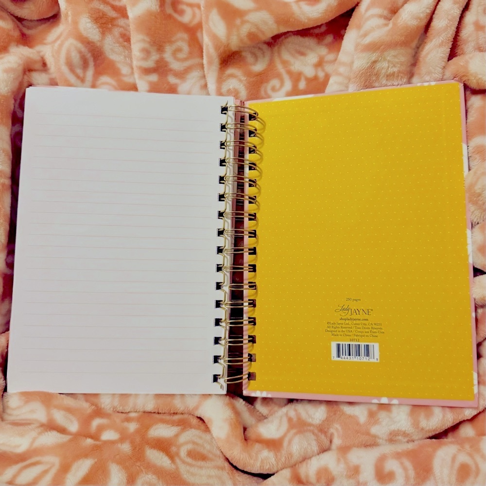 Pink Daisy Spiral Notebook - Picture 5 of 5